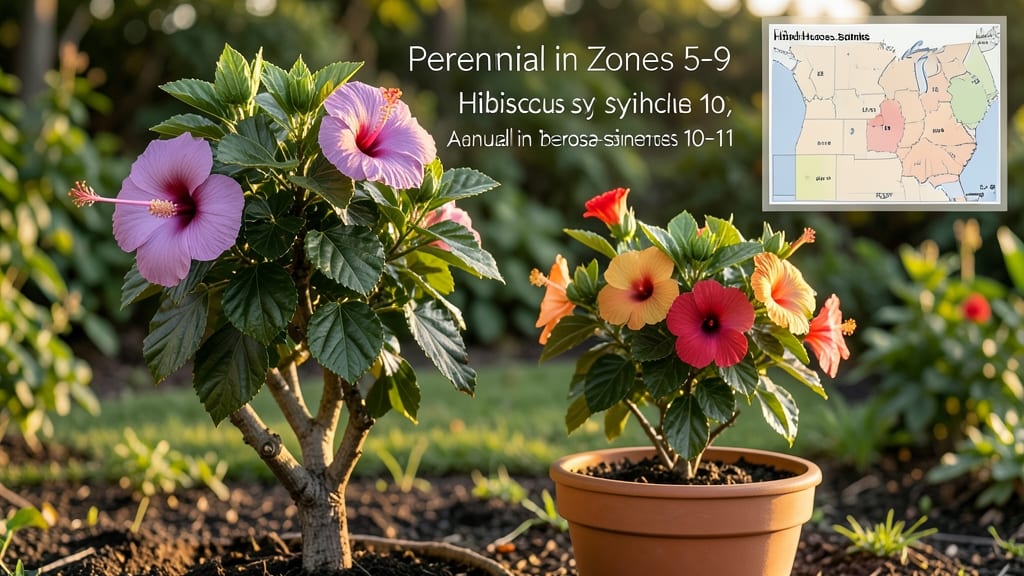 Are Hibiscus Plants Perennials or Annuals: Climate Zones That Decide Their True Lifespan
